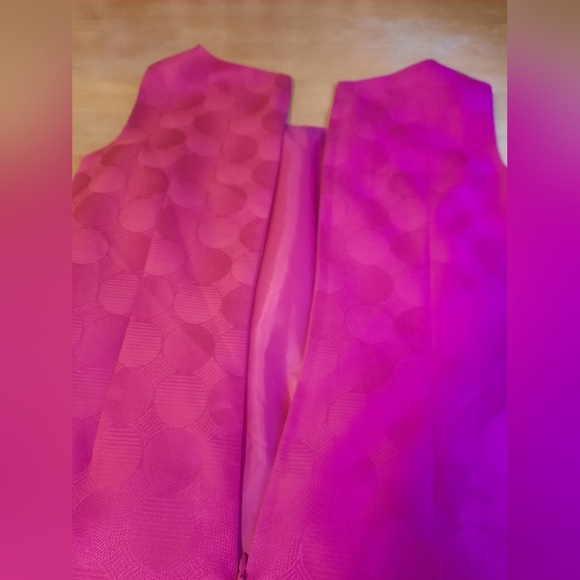 Jones Studio Vibrant Pink Midi Dress - Picture 7 of 10